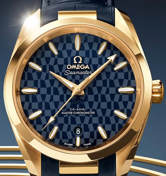 <b>欧米茄推出 Seamaster Aqua Terra Tokyo 2023 黄金腕表</b>