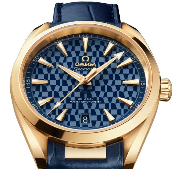 欧米茄推出 Seamaster Aqua Terra Tokyo 2023 黄金腕表（图4）
